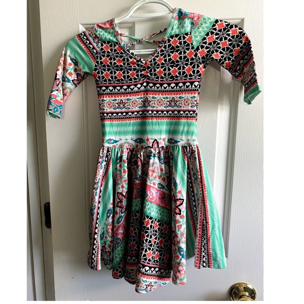 Girls Dot Dot Smile Dress 5/6